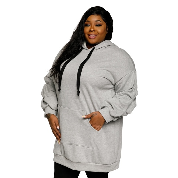 oversized hoodie dress plus size