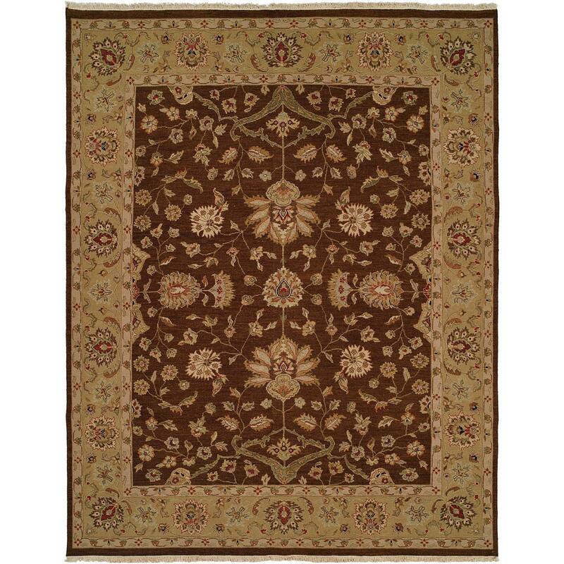 Sierra Brown/Gold Soumak Runner Rug