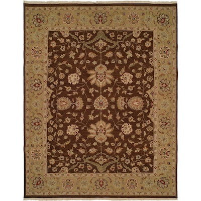 Sierra Brown/Gold Soumak Runner Rug