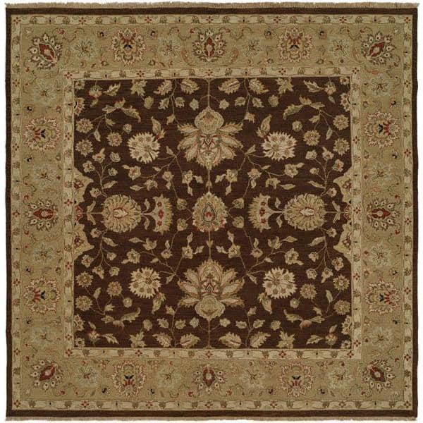 Sierra Brown/Gold Soumak Runner Rug