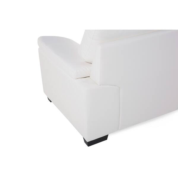 Shop Classic 3 Seater Leather Sofa Cream Vogar Free Shop Classic 3 Seater Leather Sofa Cream Vogar Free