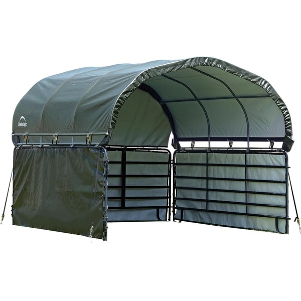 Shop ShelterLogic Corral Shelter Enclosure Kit (roof sold ...