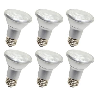 Led par20, 5000k, 40-deg , cri80, es, ul, 7w, 50w equivalent, 25000hrs, lm550, dimmable,input voltage 120v 6 pack