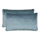 Jean Pierre Lucas Lumbar Velvet 2-Piece Throw Pillow Set