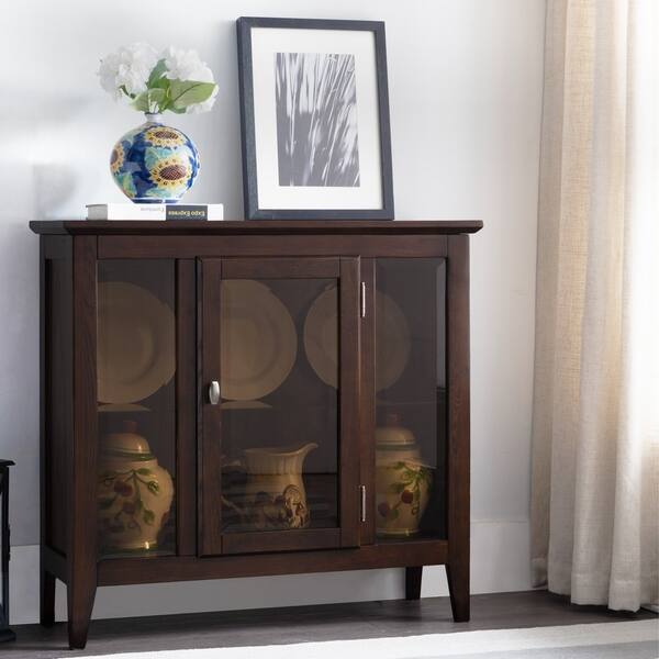 Shop Leick Furniture Favorite Finds Entryway Curio Cabinet With