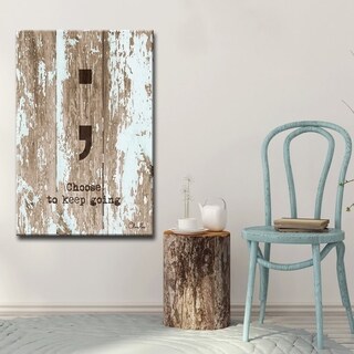 Olivia Rose 'Keep Going' Inspirational Textual Canvas Art