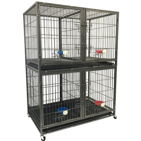heavy duty stackable dog crates