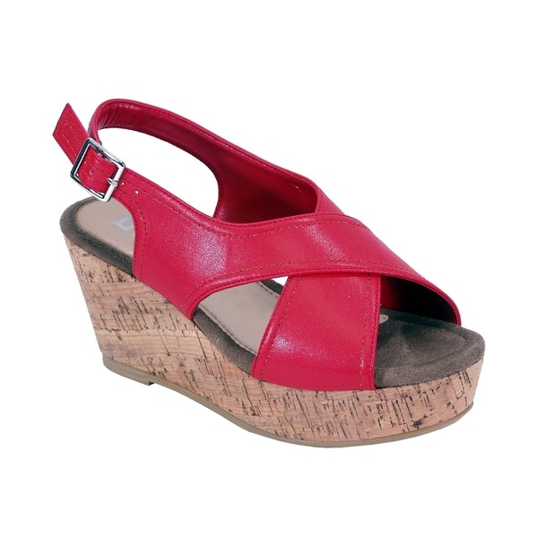 wedge heel shoes wide width