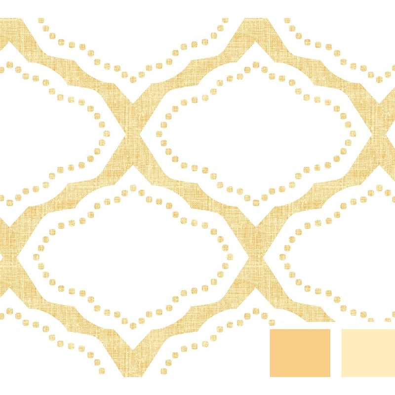 DriftAway Geo Trellis Room Darkening Grommet Top Window Curtain Panel Pair