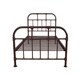 preview thumbnail 3 of 1, ACME Nicipolis Twin Bed in Sandy Gray