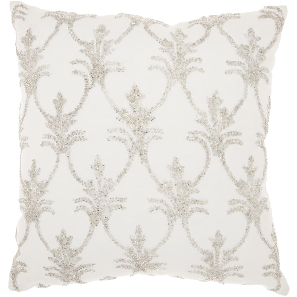 Shop Mina Victory Luminecence Silver Fleur De Lis Silver Throw