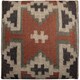preview thumbnail 2 of 0, Handmade Tribal Kilim Ottoman Footstool (India) - 15" x 15" x 7"