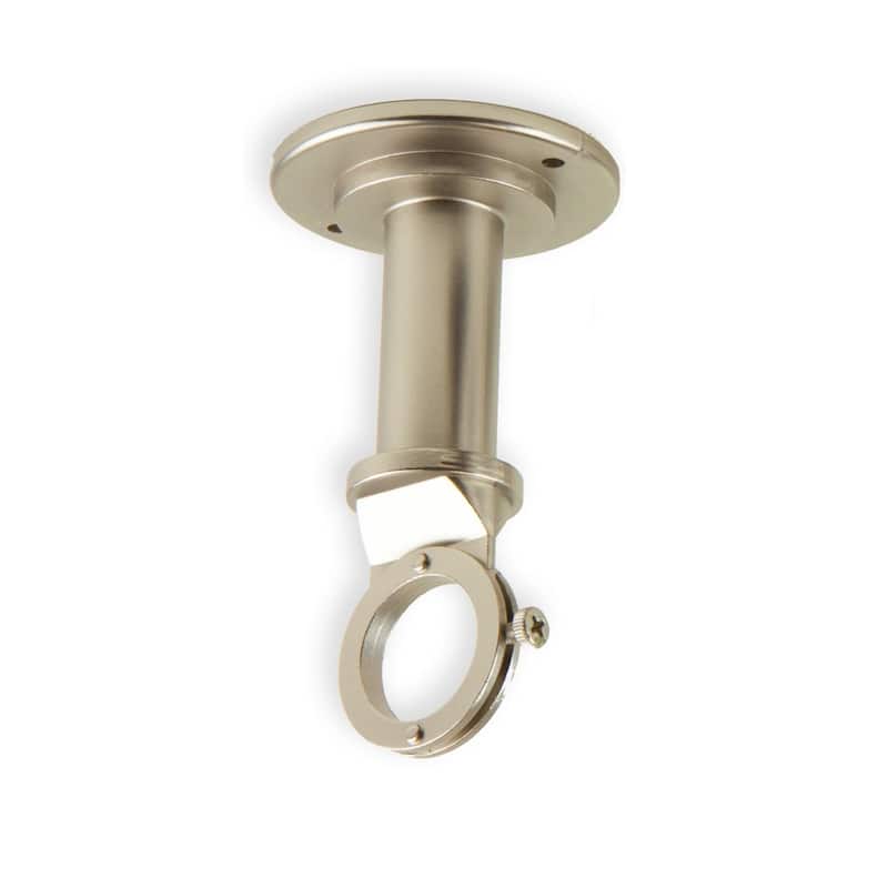 InStyleDesign 1 inch Wall or Ceiling Single Bracket - Grey Finish - Grey