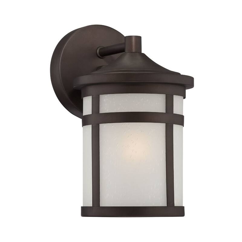 Acclaim Lighting Austin Collection Wall-Mount 1-Light Outdoor Architectural Bronze Light fixture