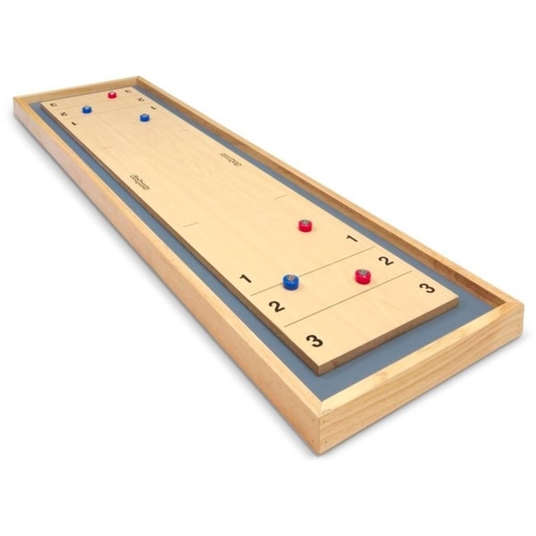 GoSports Shuffleboard and Curling 2 in 1 Board Game