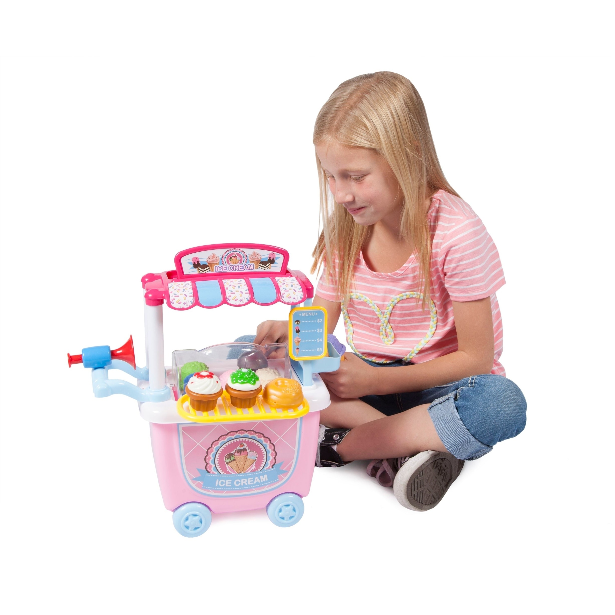 toy ice cream cart playset
