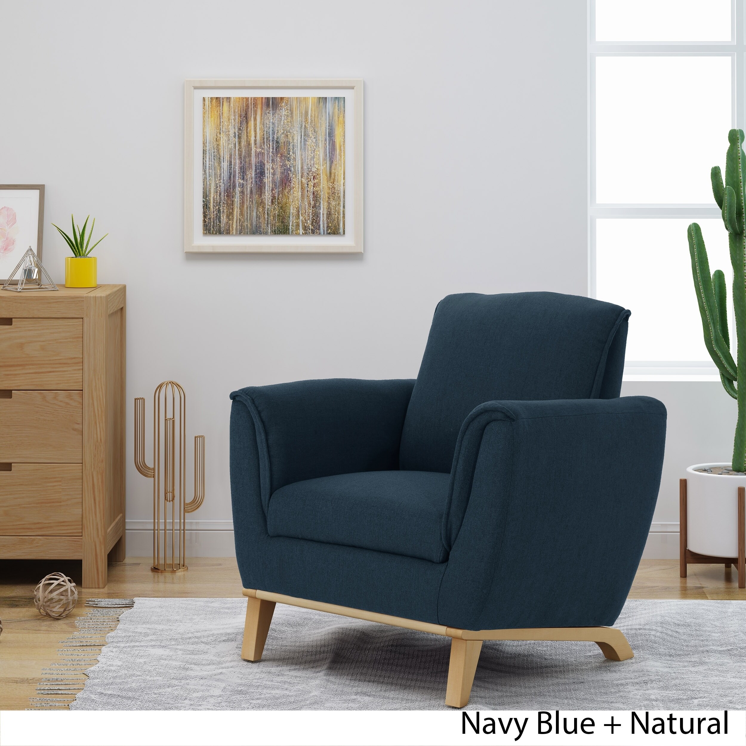 Gwyneth Mid Century Modern Fabric Club Chair By Christopher Knight Home Overstock 18840337