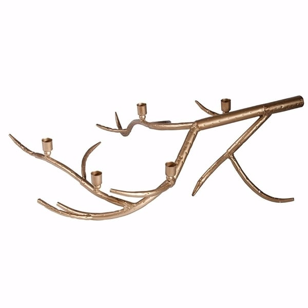 Striking Tree Branch Metal Candle Holder Gold Free Shipping Striking Tree Branch Metal Candle Holder Gold
