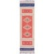 preview thumbnail 20 of 32, Nourison Baja Diamond Southwestern Fringe Area Rug 2'3" x 7'6" Runner - Red/Beige