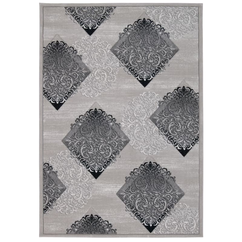 Nourison Ma Gotham Area Rug - 5'3" x 7'4" - Beige/Grey - Rectangle