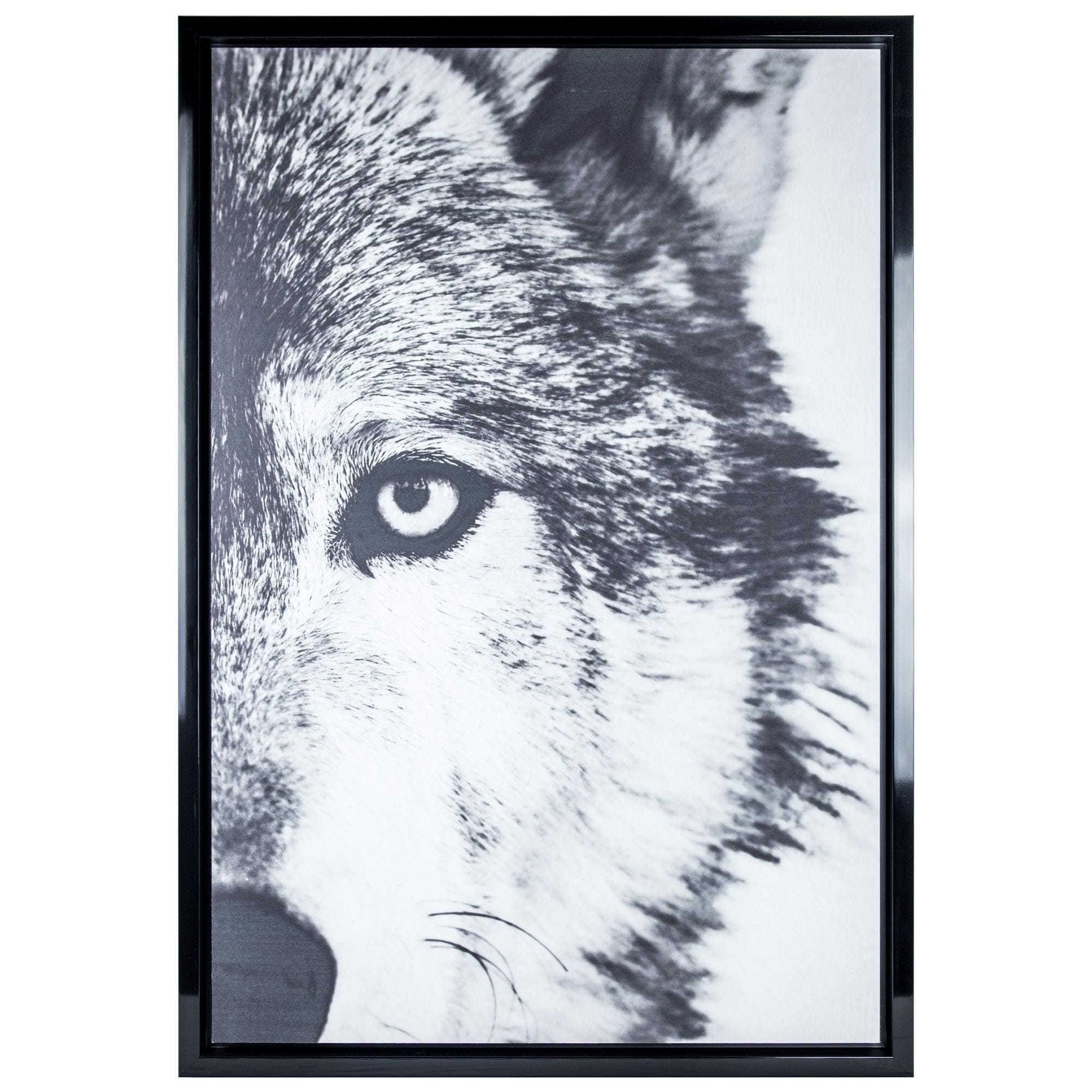 Shop Discontinued American Art Decor Wolf Black And White Photo