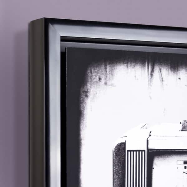 Shop Discontinued American Art Decor Black White Vintage Radio Boombox Stereo Glossy Finish Canvas Photo Print Overstock 18843196