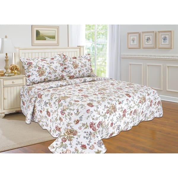 Luxury Collection Sudbury Twin 68 in x 86 in Quilt Set (1 Sham) Multi Overstock 18843522