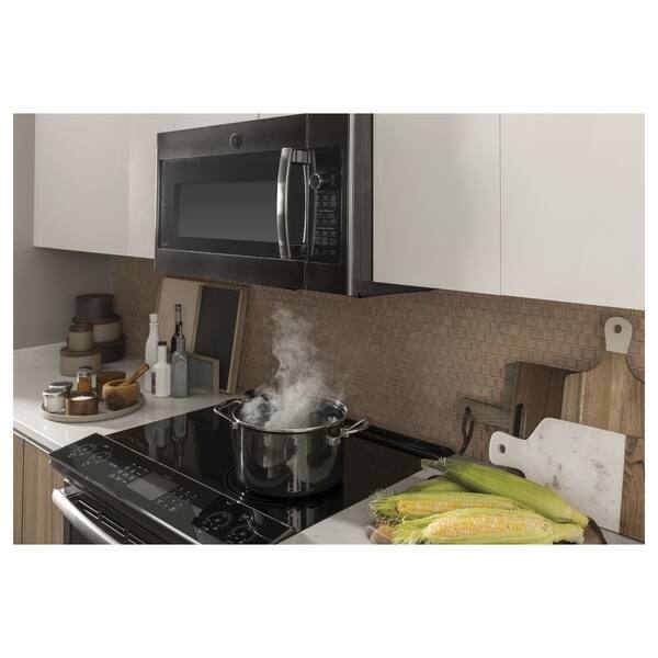 Ge Profile Series 1 7 Cu Ft Convection Over The Range 1 7 Cu Ft Convection Over The Range