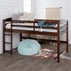 Taylor & Olive Christian Low Loft Twin Bed with Ladder - Thumbnail 0