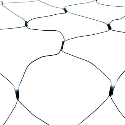 ALEKO 300LED White Net Mesh Christmas Holiday Electric Lights