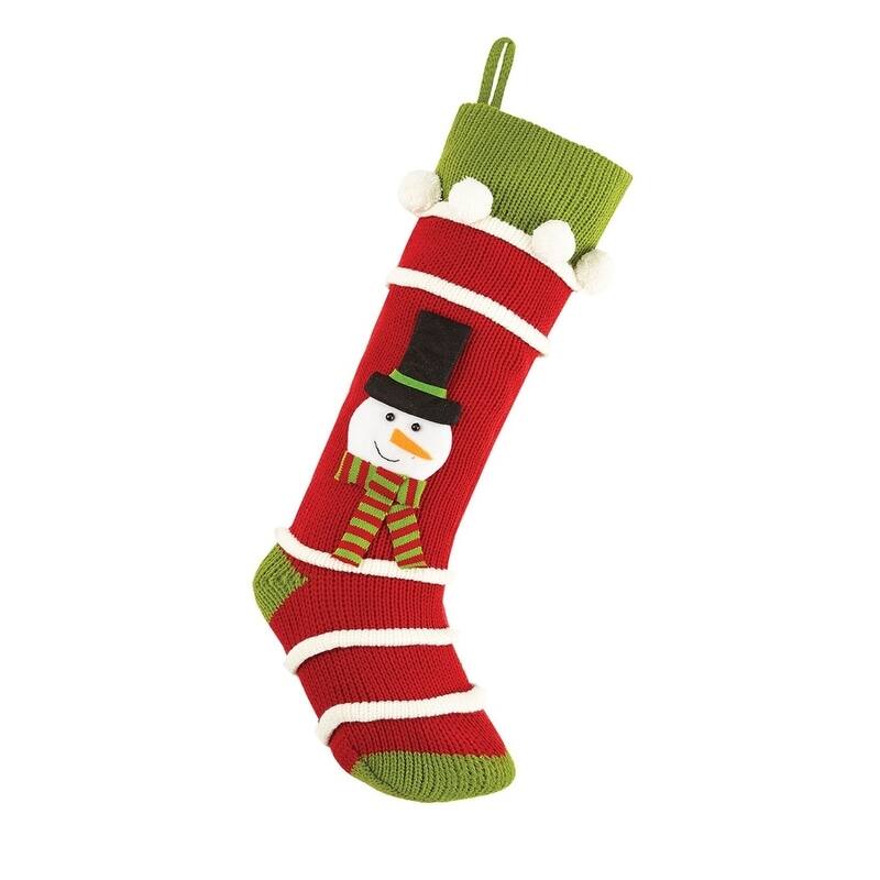 Reindeer Knit Stocking