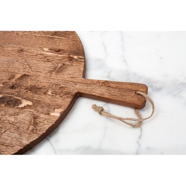 Shop Pine Large Round Charcuterie Board 23 W Natural Overstock 18848256