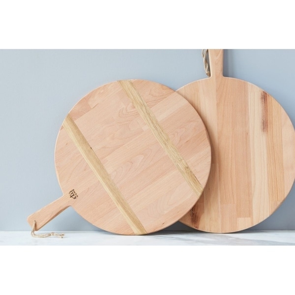 Shop Beech Large Round Charcuterie Board Overstock 18848268