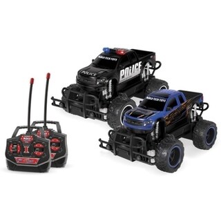 Ford F-150 SVT Raptor Police Pursuit 1:24 RTR Electric RC Monster Truck Double Pack