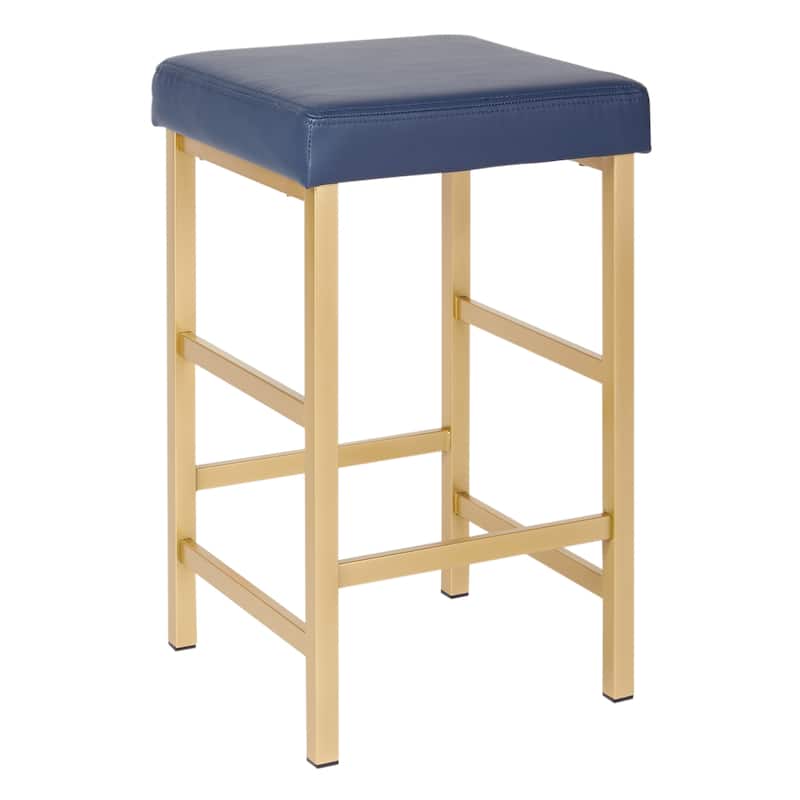 Porch & Den Moscato Gold 26-inch Backless Stool