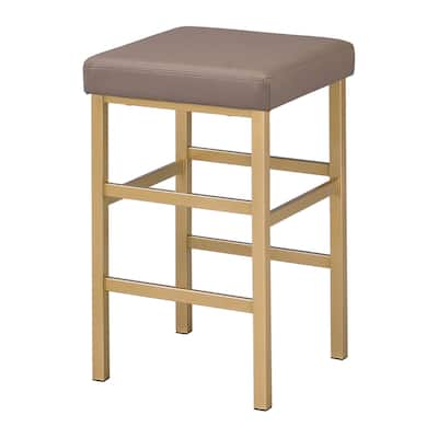 Porch & Den Moscato Gold 26-inch Backless Stool