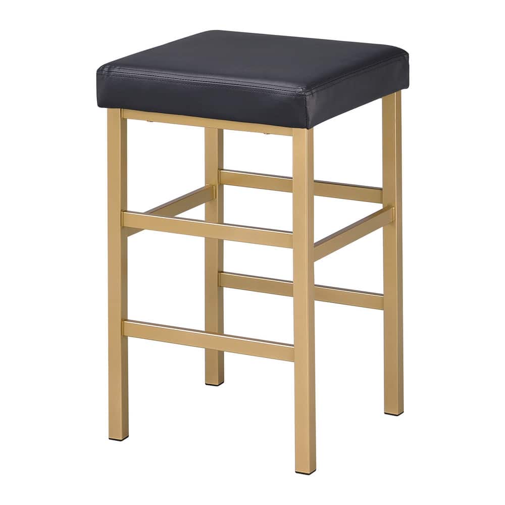 Porch & Den Moscato Gold 26-inch Backless Stool