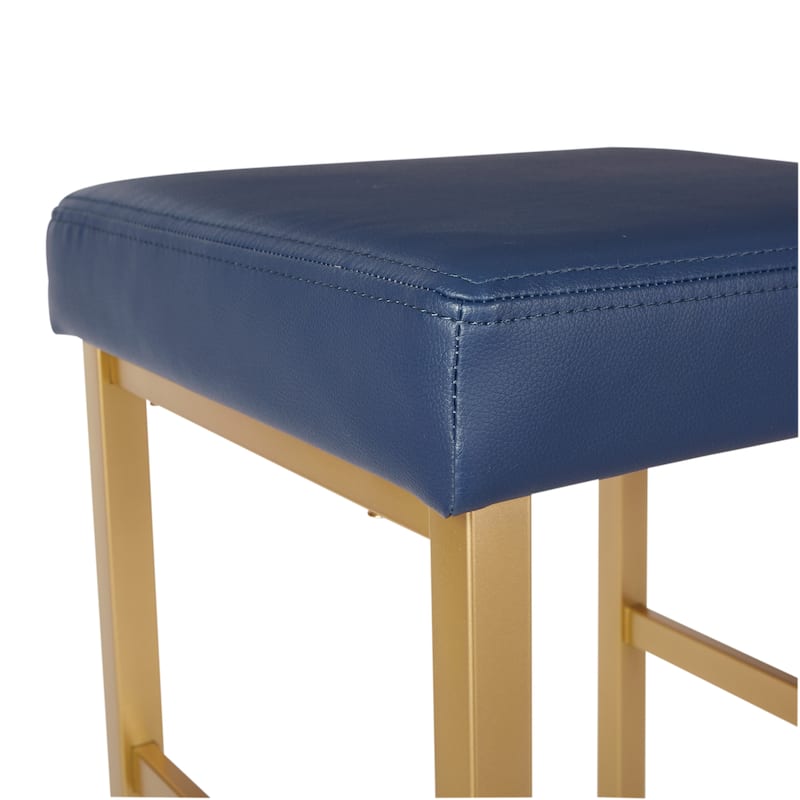 Porch & Den Moscato Gold 26-inch Backless Stool