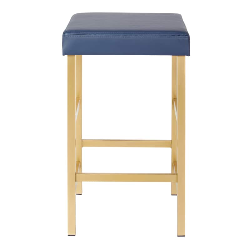 Porch & Den Moscato Gold 26-inch Backless Stool