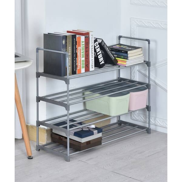 Shop Black Friday Deals On 4 Tier Shoe Rack Book Shelf Overstock 18848902