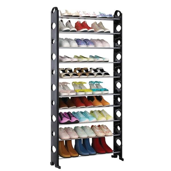 Shop Black Friday Deals On 30 Pair Shoe Rack 10 Tier Overstock 18848904