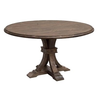 Vincent Wood Rustic Black 48 Inch Dining Table By Kosas Home Vincent Wood Rustic Black 48 Inch Dining Table By Kosas Home
