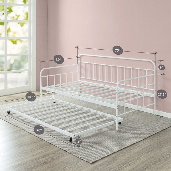zinus trundle bed