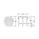 Cambridge Casual Sherwood Teak Patio Side Table - Thumbnail 11
