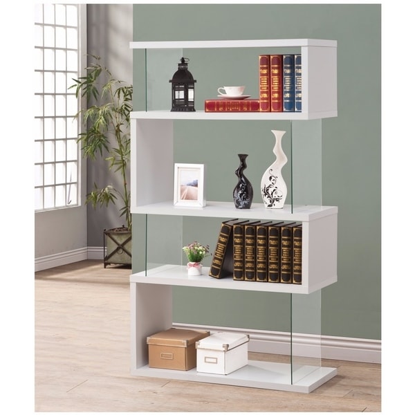 Fantastic Glossy White Wooden Bookcase Free Shipping Today Fantastic Glossy White Wooden Bookcase Free Shipping Today 18853084