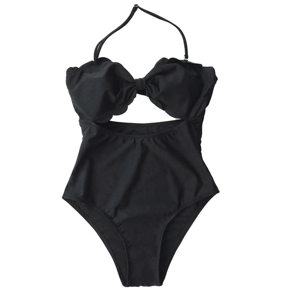 cupshe cut to it shell swimsuit