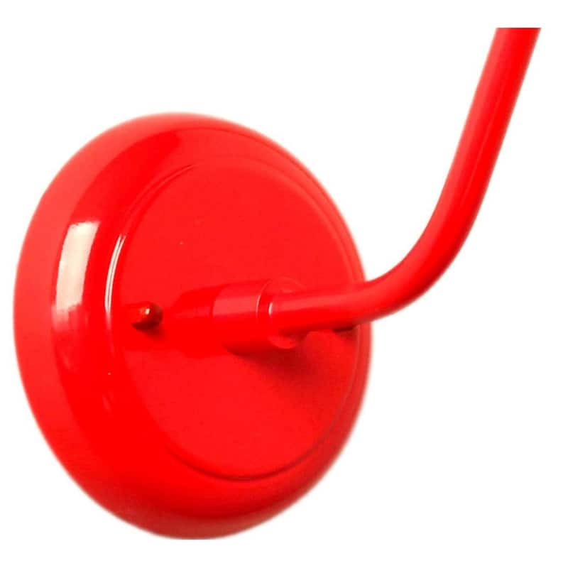 AA Warehousing Lora 1 Light Outdoor Wall Light in Red