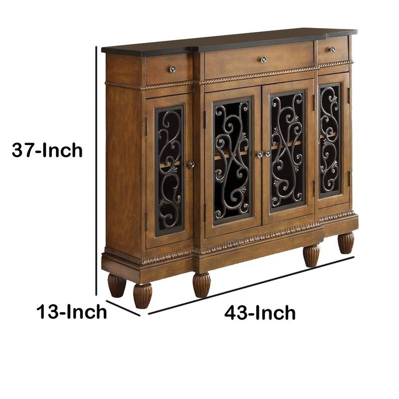 Vidi Console Table, Oak Brown