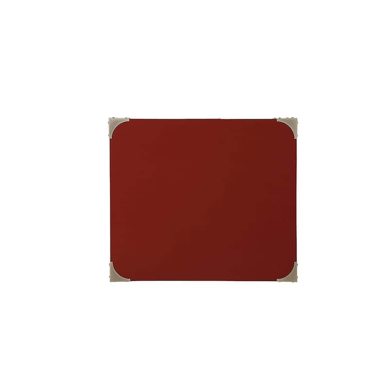 Babs End Table, Red