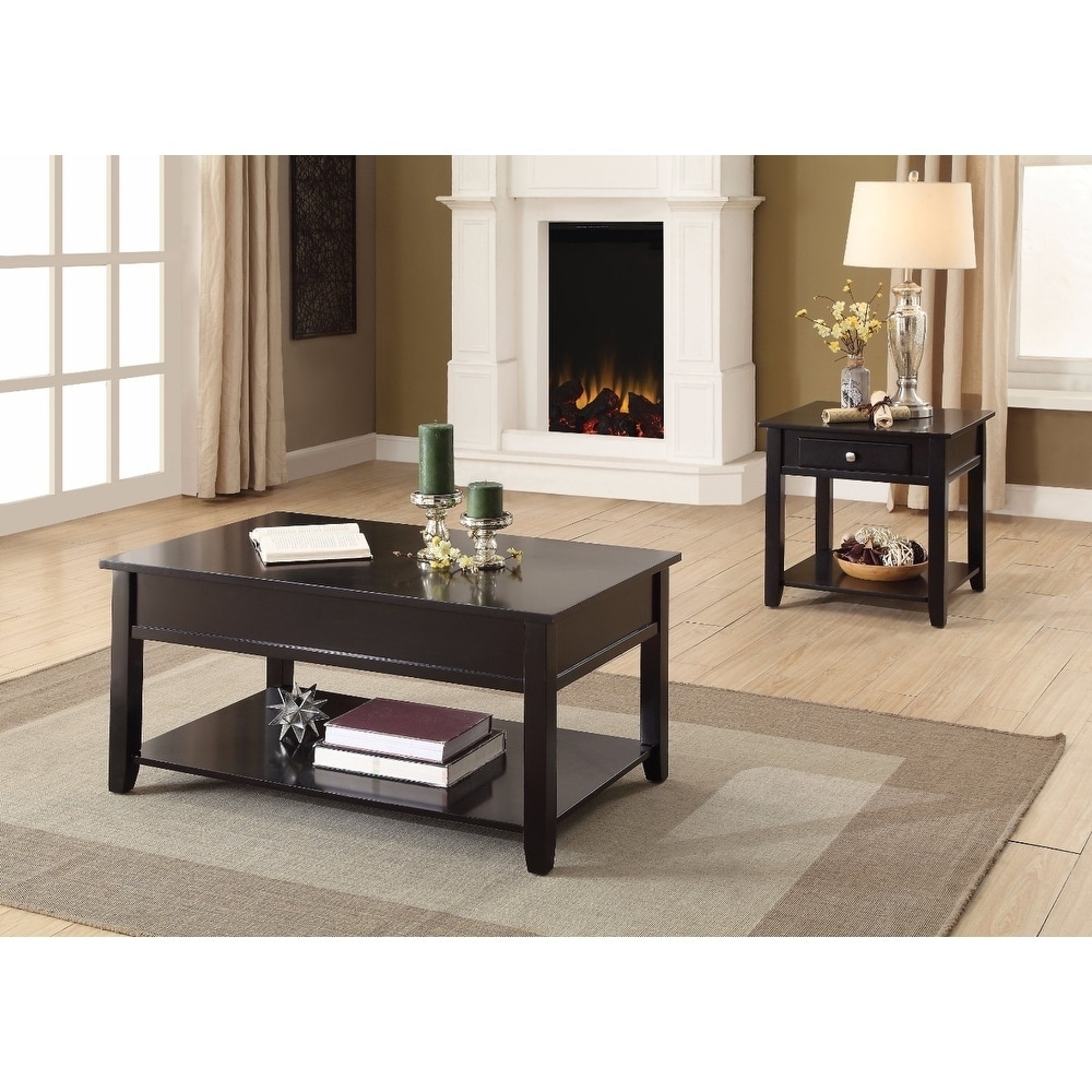 Black Lift Top Coffee Tables / Casainc Lift Top Coffee Table Black In The Coffee Tables Department At Lowes Com - This large coffee table includes one lower drawer with silvertone metal pulls and a large open shelf for displaying photos or storing magazines.